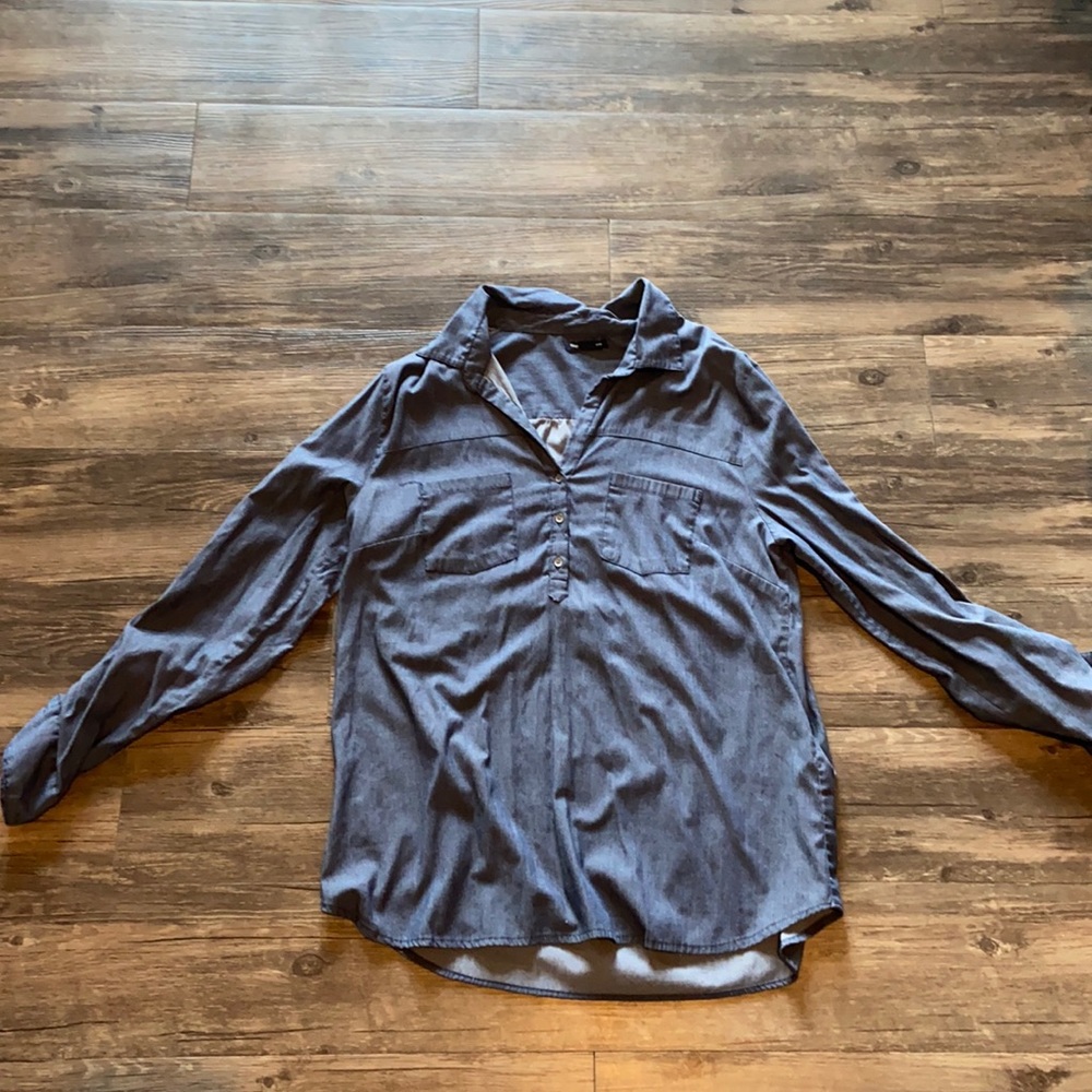 Button down chambray shirt